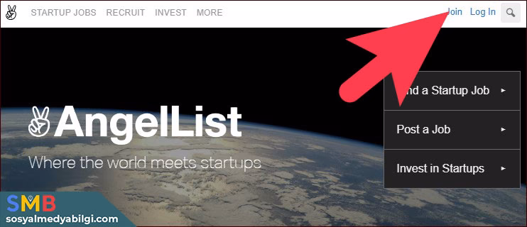 AngelList Hesap Oluşturma