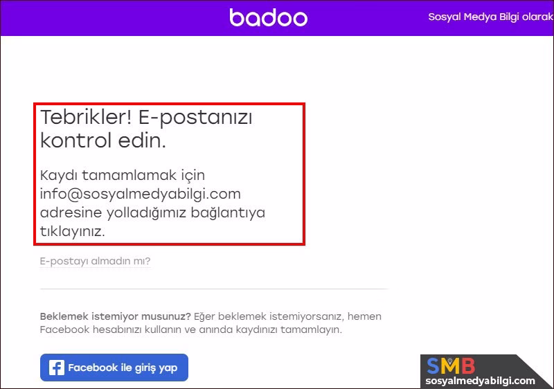 Badoo Hesap Oluşturma