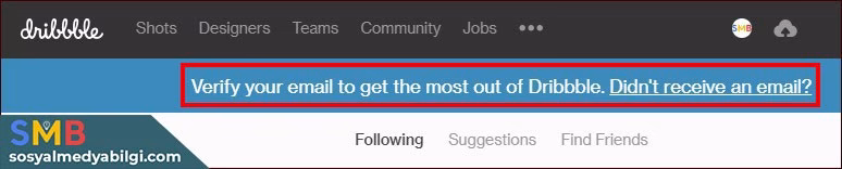 Dribbble Hesap Oluşturma Nasıl Yapılır