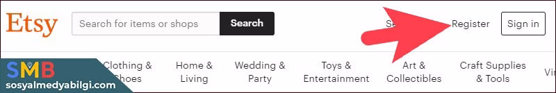 Etsy Hesap Oluşturma