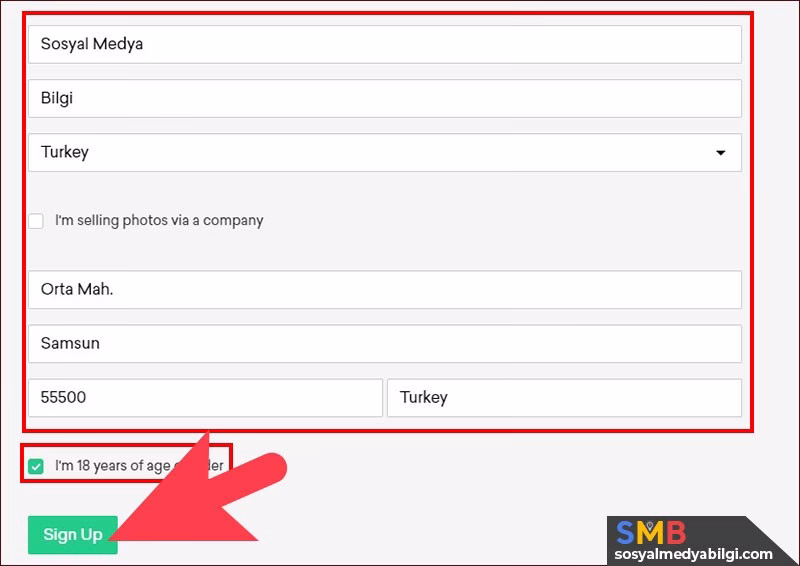 EyeEm Hesap Oluşturma