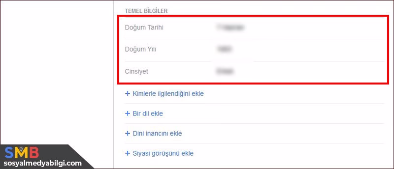 Facebook Doğum Tarihini Gizlemek