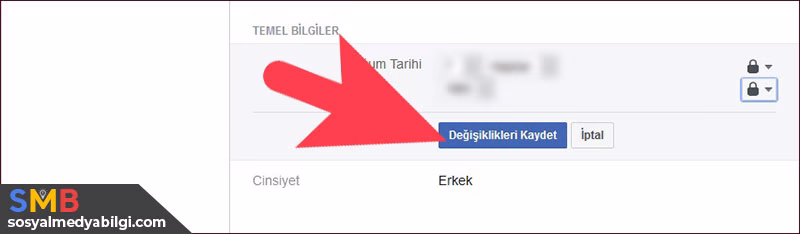 Facebook Doğum Tarihini Gizlemek