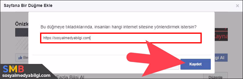 Facebook Sayfası Düğme