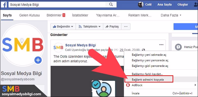 Facebook Paylaşım Linki Nasıl Bulunur