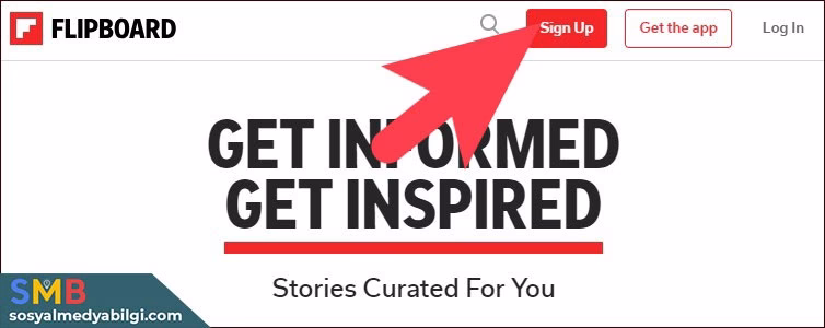 Flipboard Hesap Oluşturma