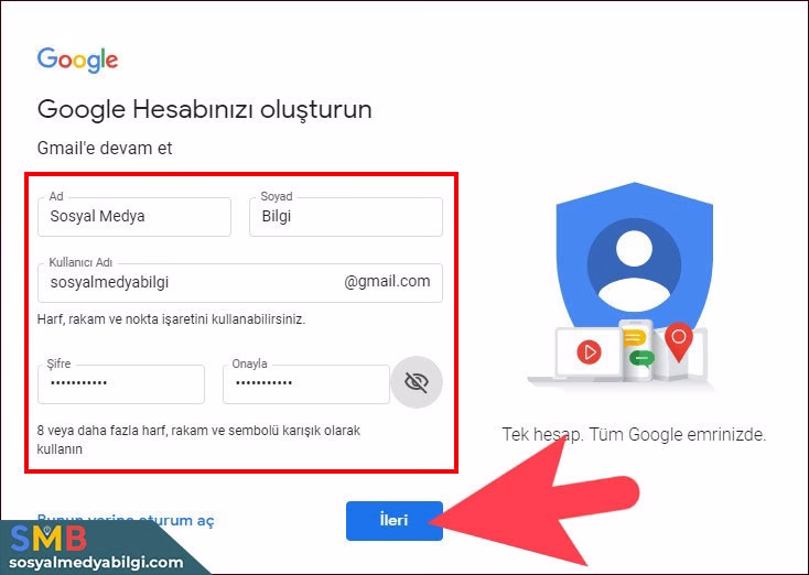 Gmail Hesabı Nasıl Açılır?