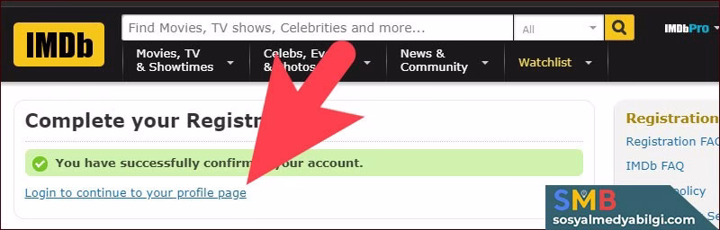 IMDb Hesap Oluşturma