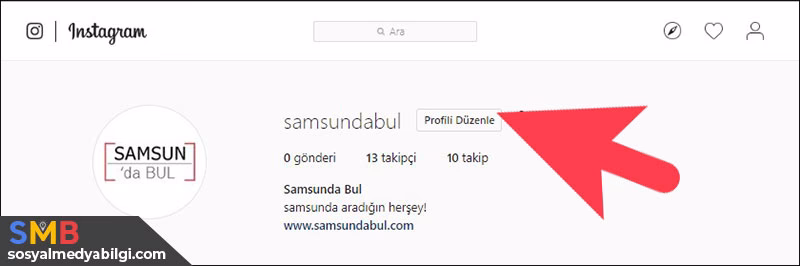 Instagram profili düzenleme