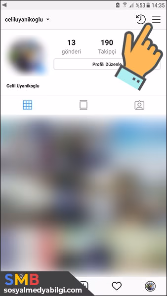 Instagram Şifre Değiştirme telefondan