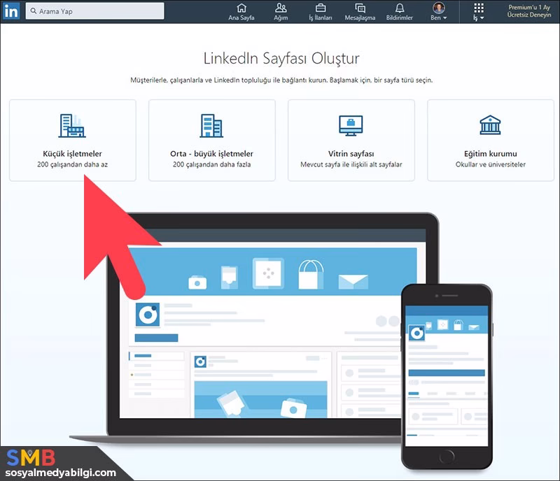 Linkedin küçük işletmeler