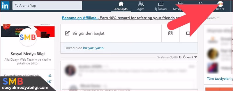 Linkedin Şifre Değiştirme
