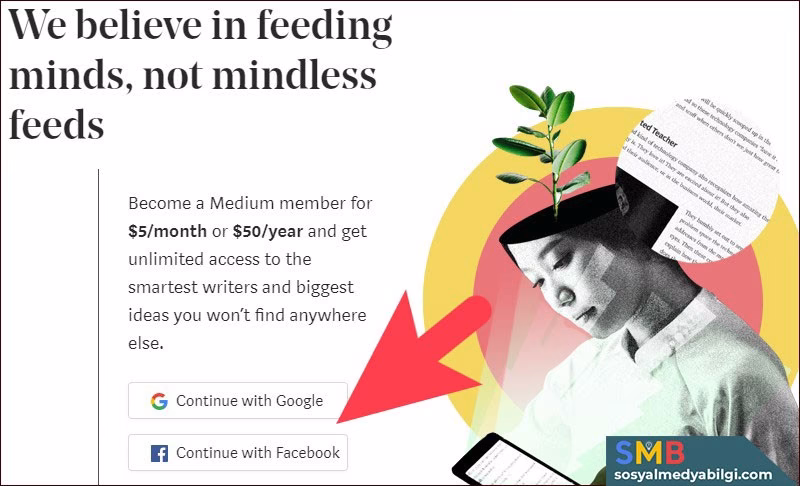 Medium Hesap Oluşturma