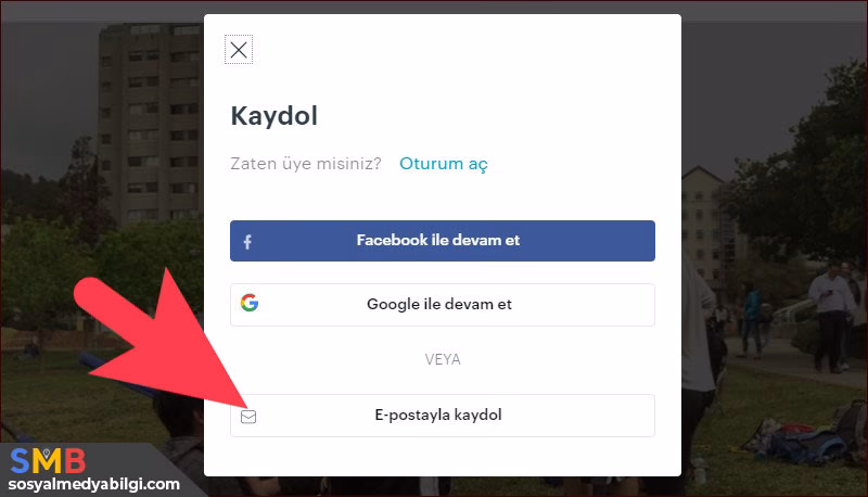 Meetup Hesap Oluşturma 