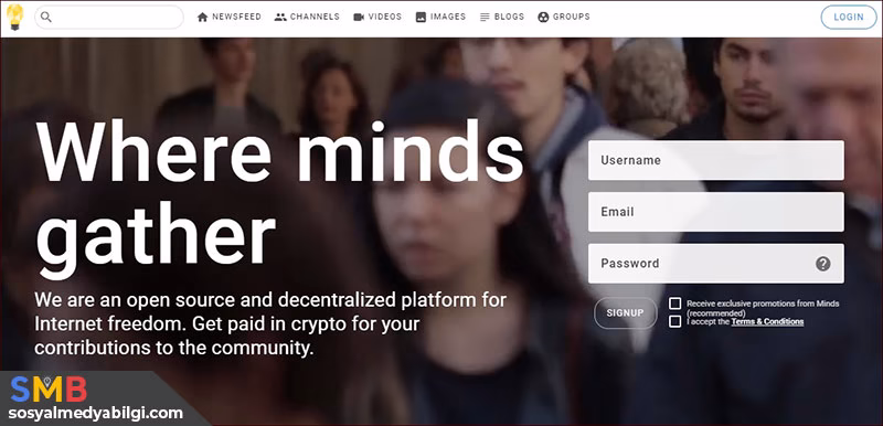 Minds Hesap Oluşturma