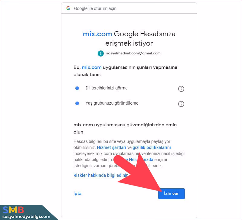 Mix.com Hesap Oluşturma