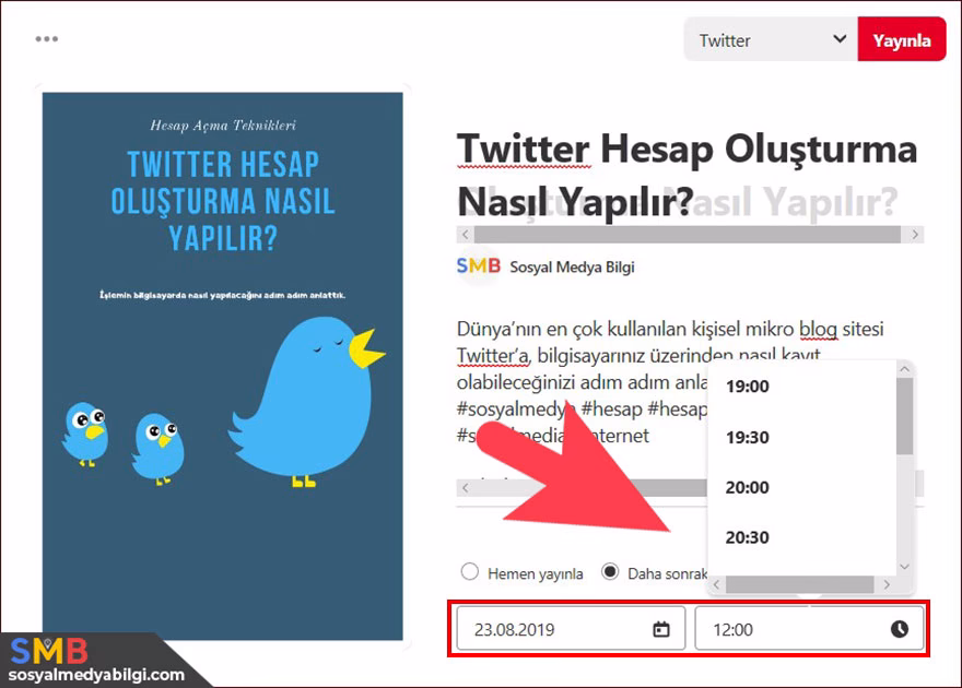 pinterest pin paylaşım zamanı