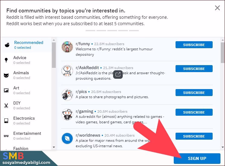 reddit hesap açmak nasıl yapılır