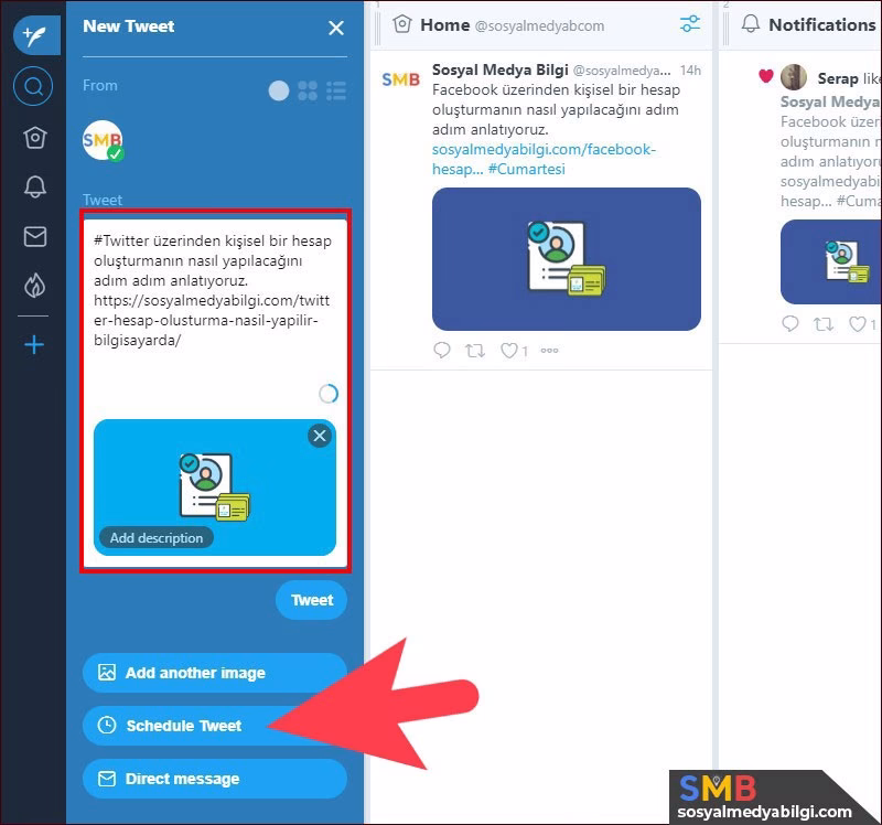 Twitter Tweet Planlama
