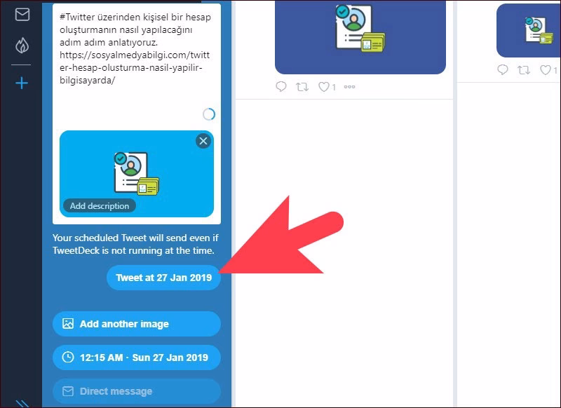 Twitter Tweet Planlama