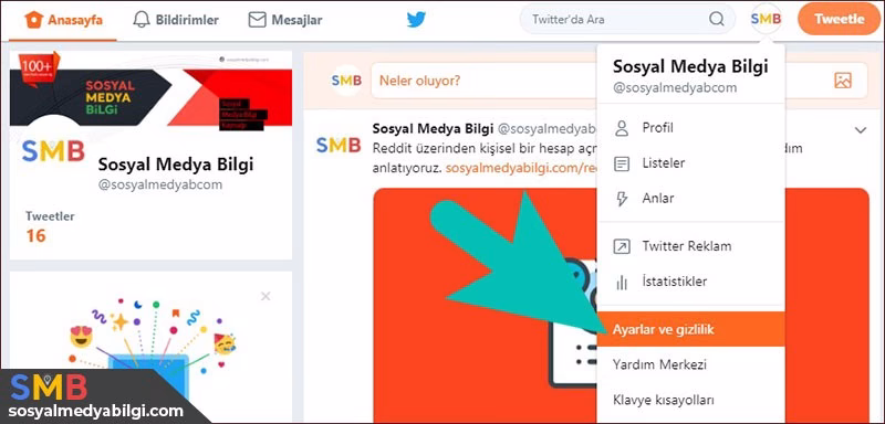 Twitter Profil Bilgilerini İndirmek