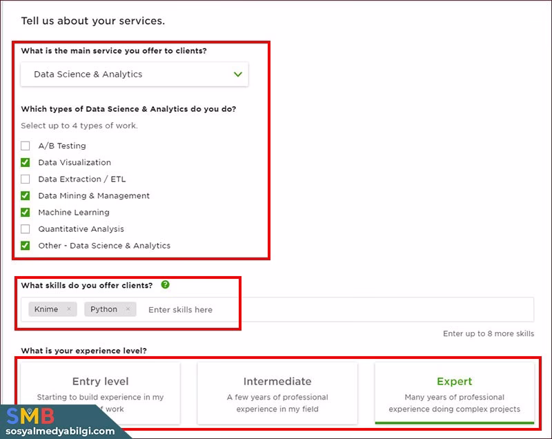 Upwork Hesap Oluşturma