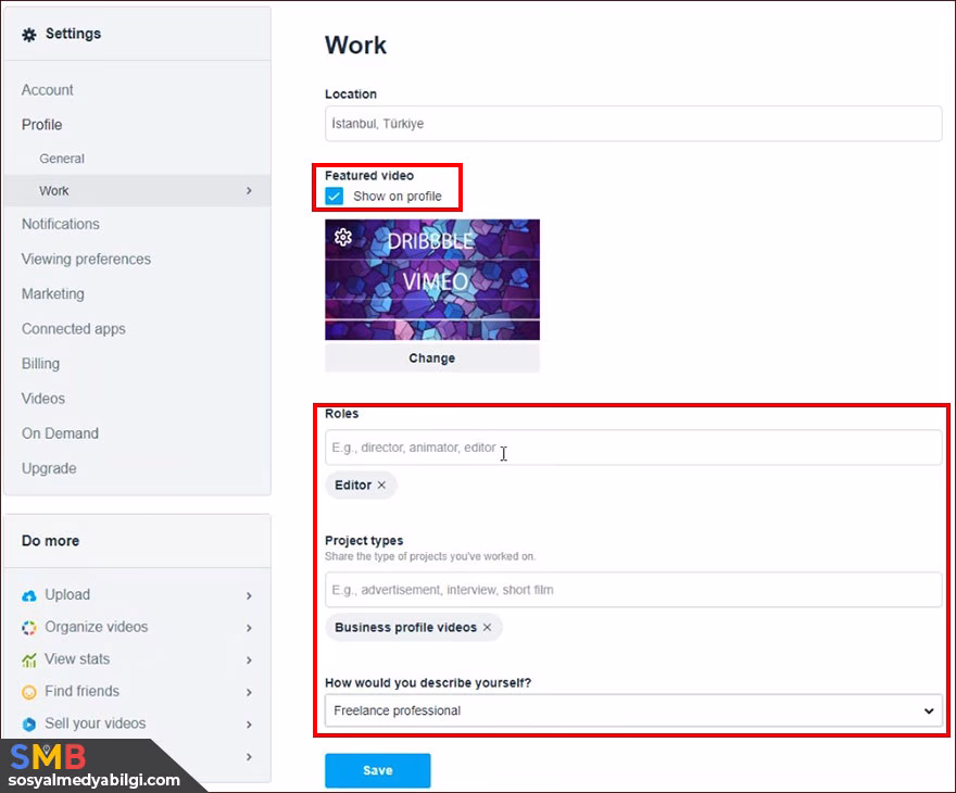 Vimeo Profil Ayarlari Nasil Yapilir 06