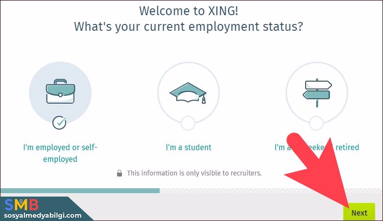 XING Hesap Oluşturma