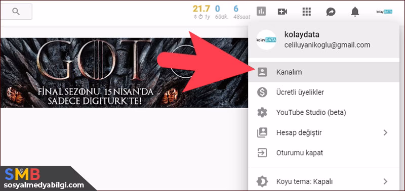 Youtube kanalım