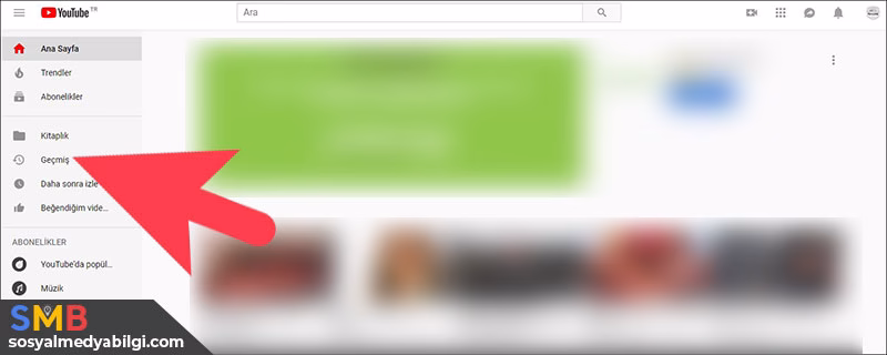 Youtube Arama ve İzleme Geçmişini Silme