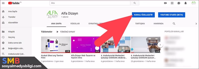 Youtube Kanalına Tanıtım Videosu Eklemek