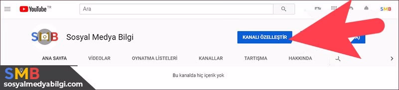 Youtube Profil ve Kapak Resmi Değiştirme