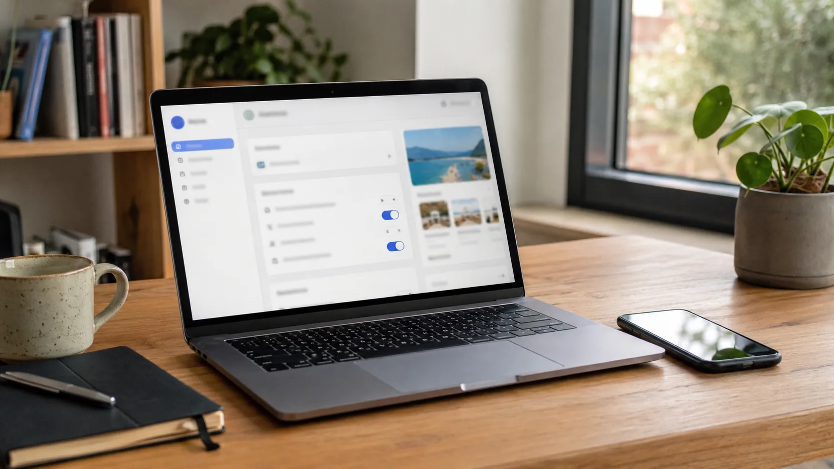 Airbnb, Yapay Zeka Destekli Yeni Arama Özelliğini Test Ediyor ayarlarını gösteren masaüstü çalışma sahnesi