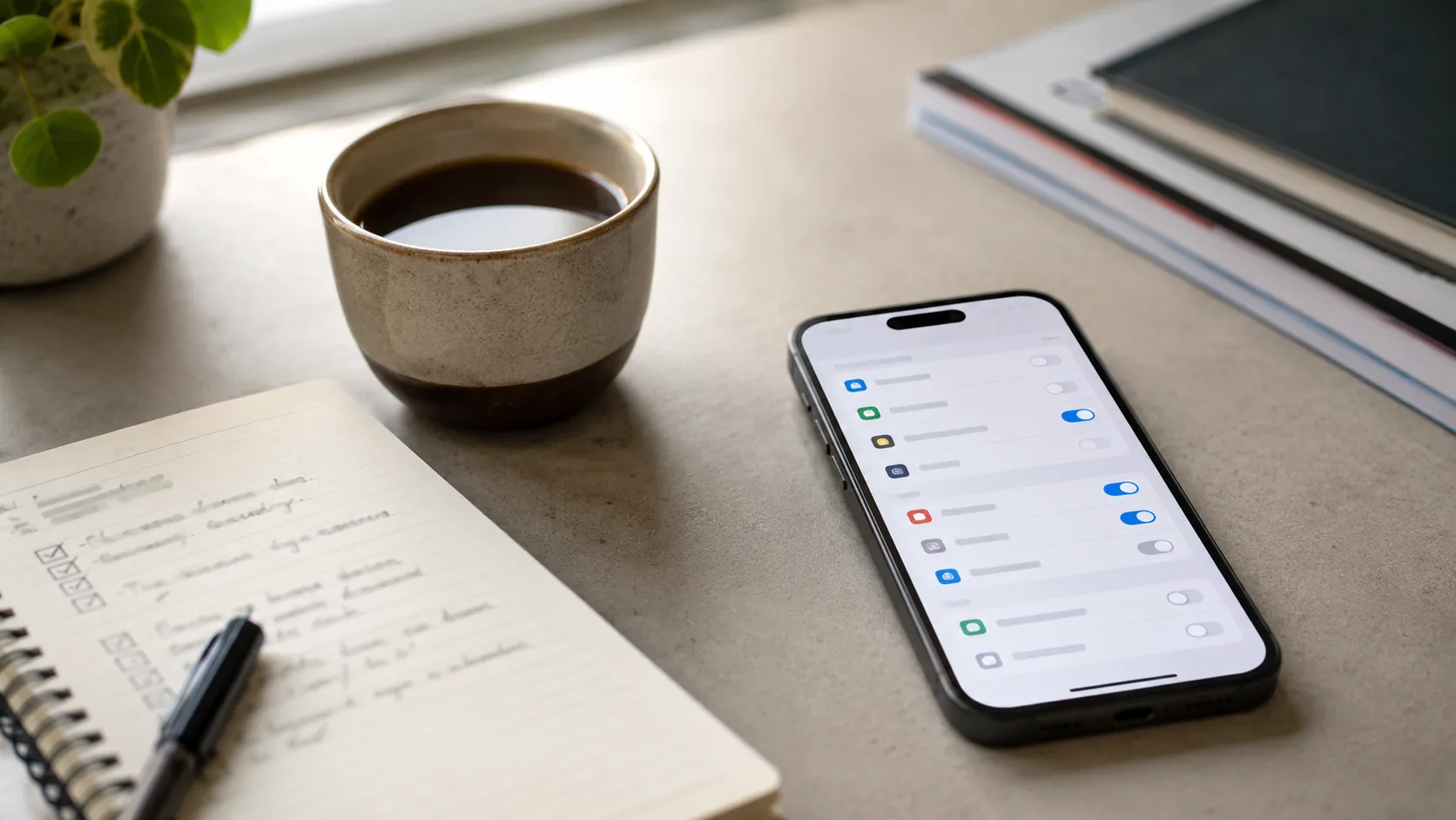 LinkedIn ayarlarını gösteren masaüstü çalışma sahnesi