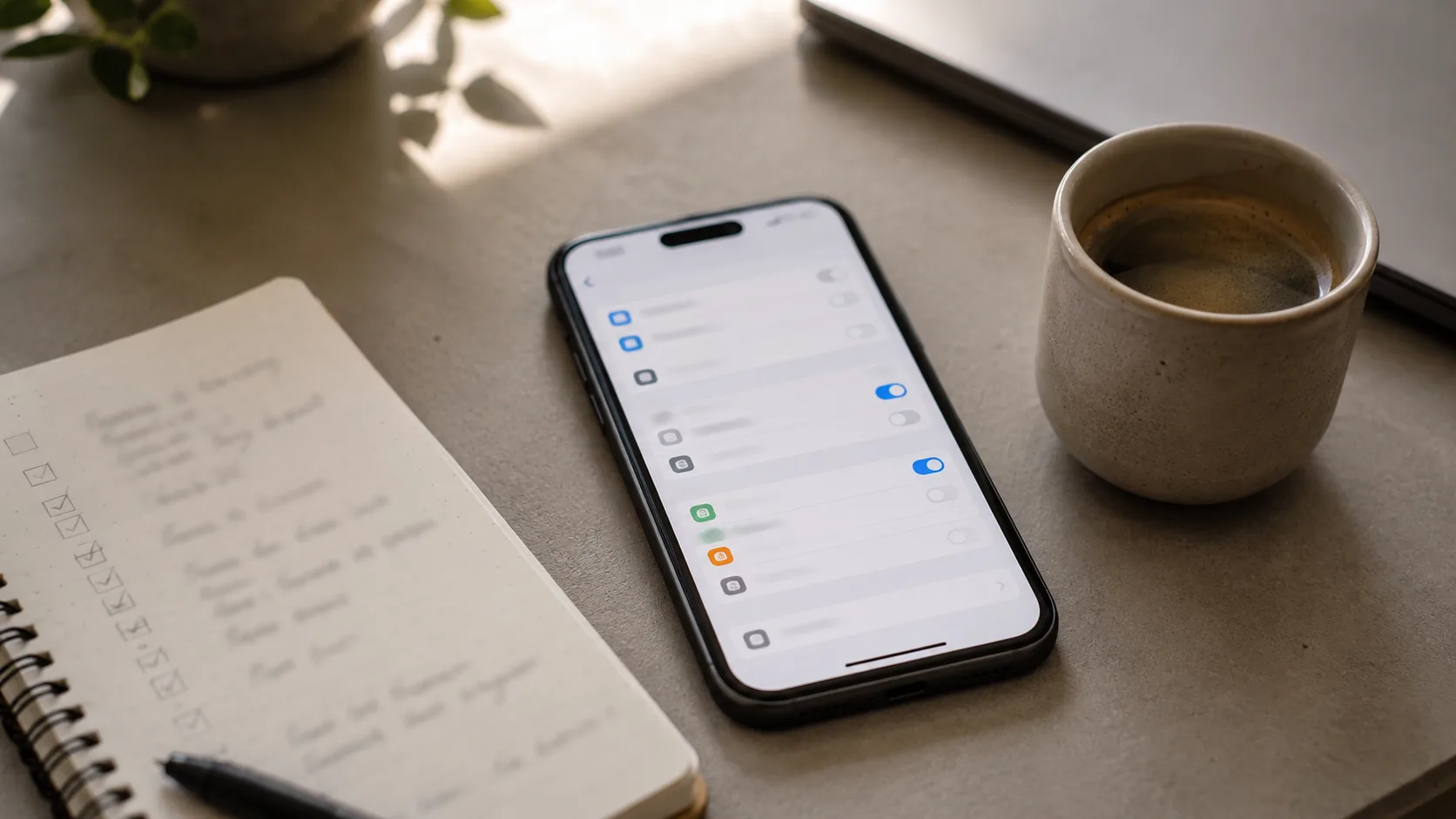 LinkedIn ayarlarını gösteren masaüstü çalışma sahnesi