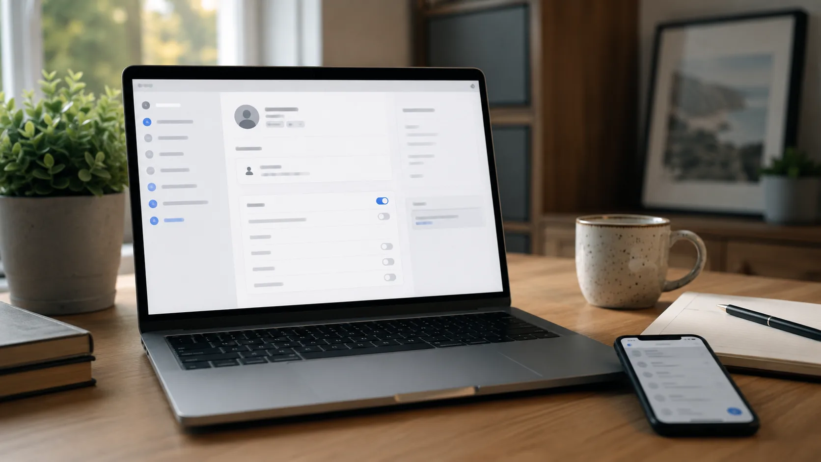 Meta, Messenger'ın Bağımsız Web Sitesini Kapatıyor ayarlarını gösteren masaüstü çalışma sahnesi