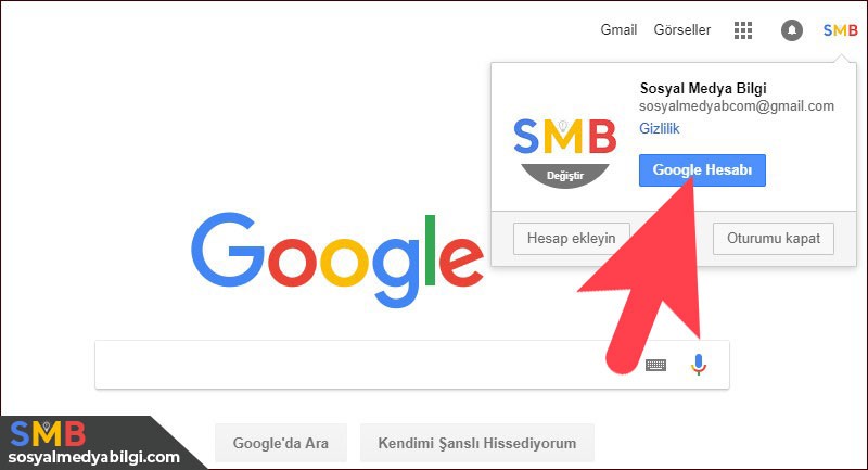 Google Şifre Değiştirme