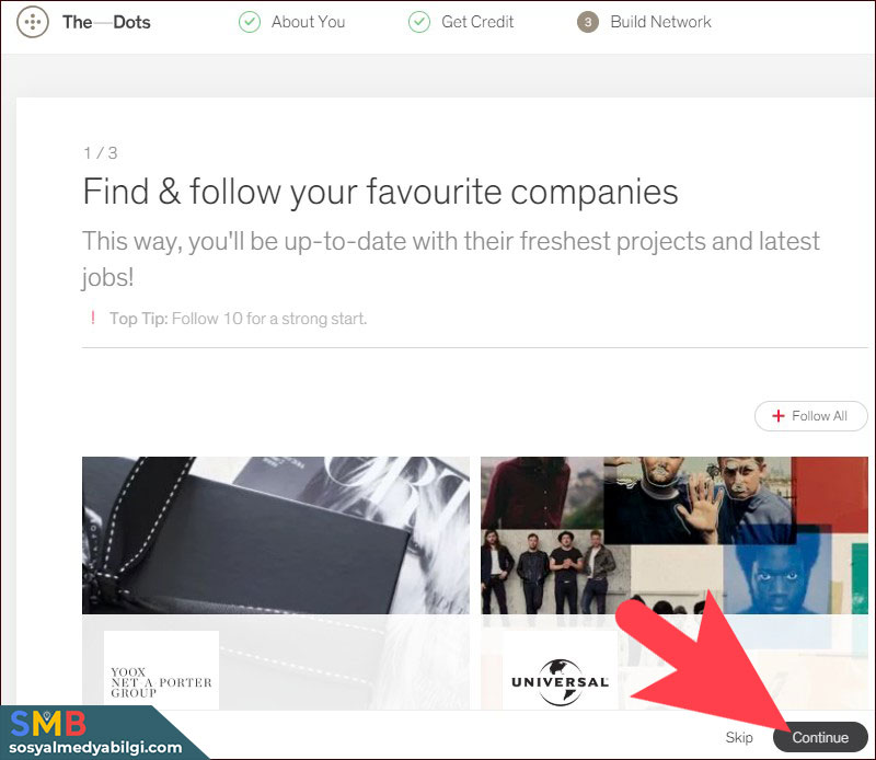 The Dots Hesap Oluşturma Nasıl Yapılır