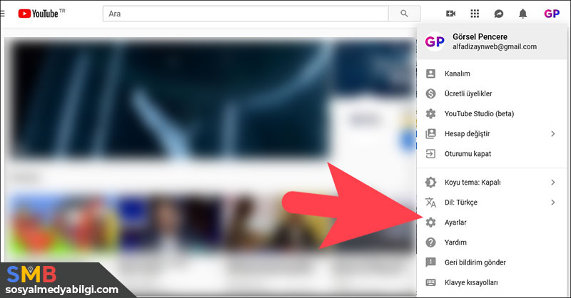 Youtube Profiline İnternet Sitesi Eklemek