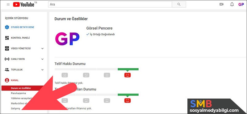 Youtube Profiline İnternet Sitesi Eklemek